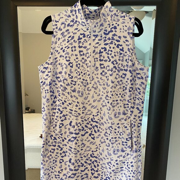 Blue and white dress/coverup - Picture 1 of 4